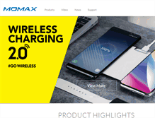 Tablet Screenshot of momax.net
