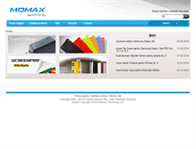 Tablet Screenshot of momax.ro